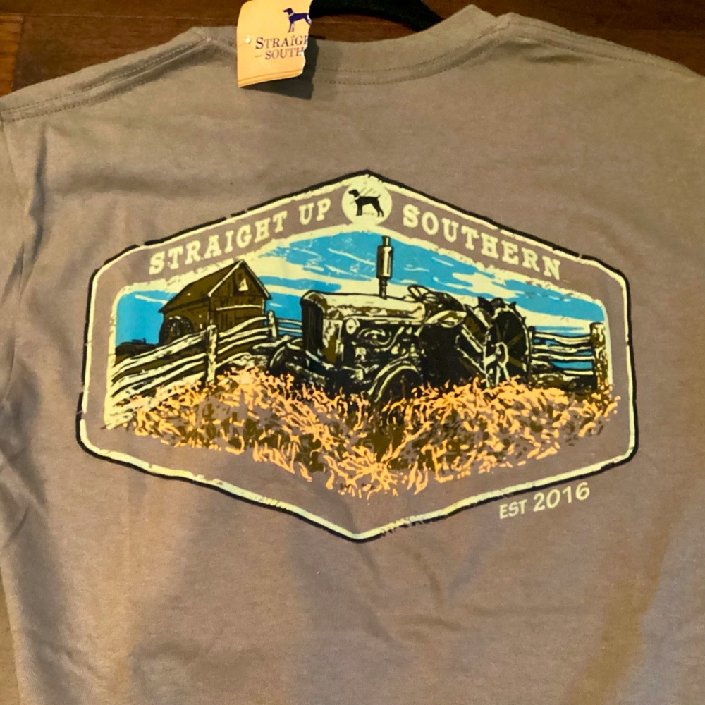 Straight Up Souther New T shirt Tractor & Barn